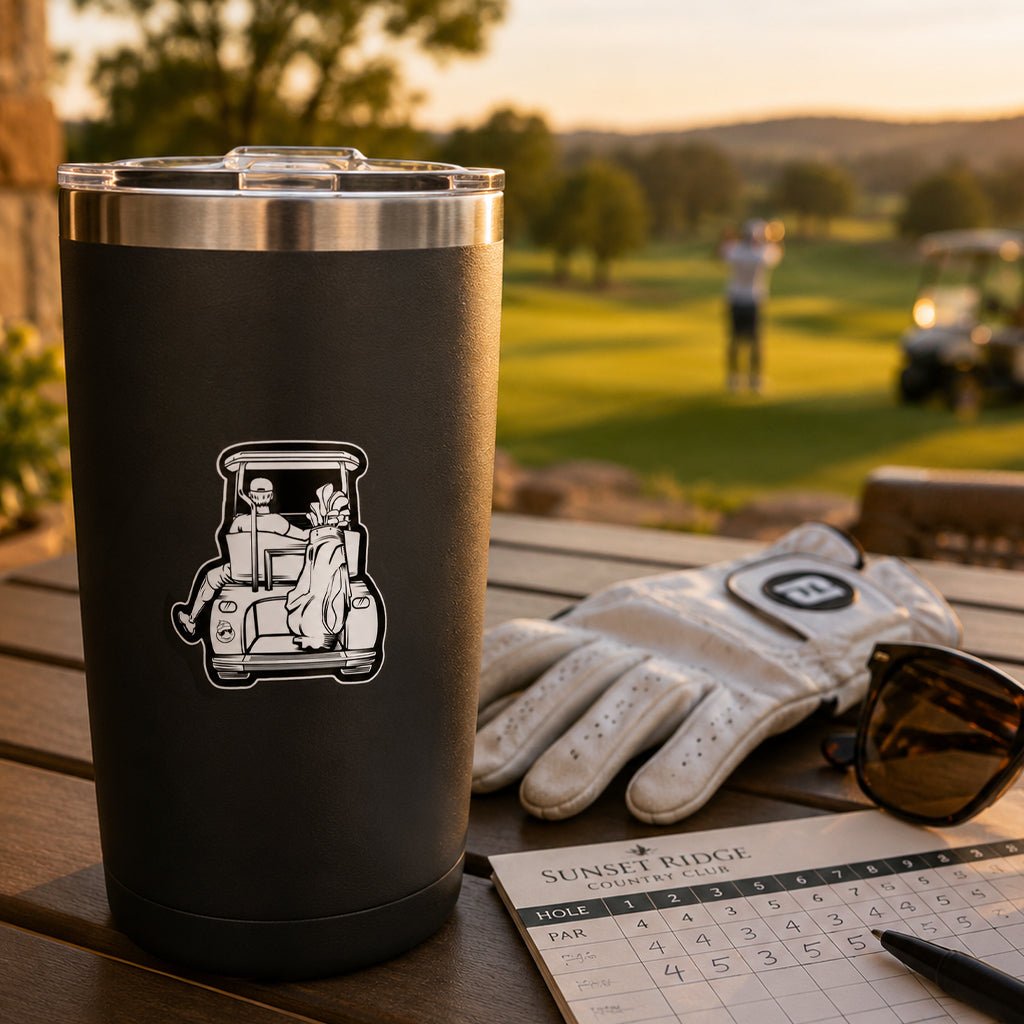 Cart Vibes Golf Cart Adventure Magnet - F. King Golf