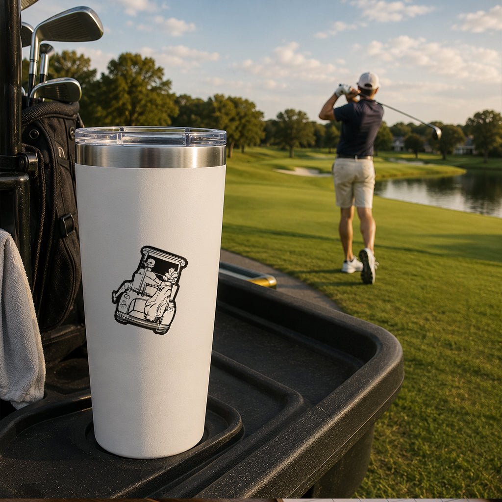 Cart Vibes Golf Cart Adventure Sticker - F. King Golf