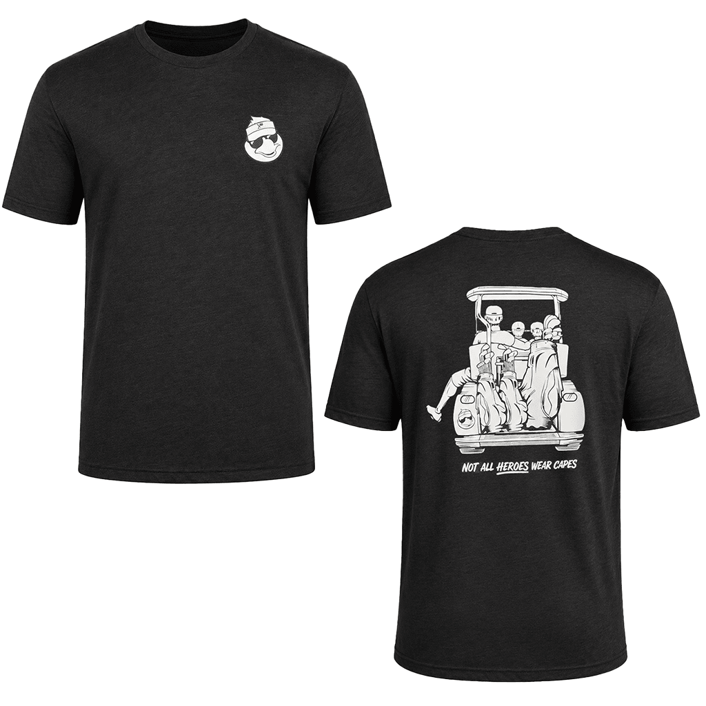 Dad with 2 Sons Golf Cart Adventure Shirt