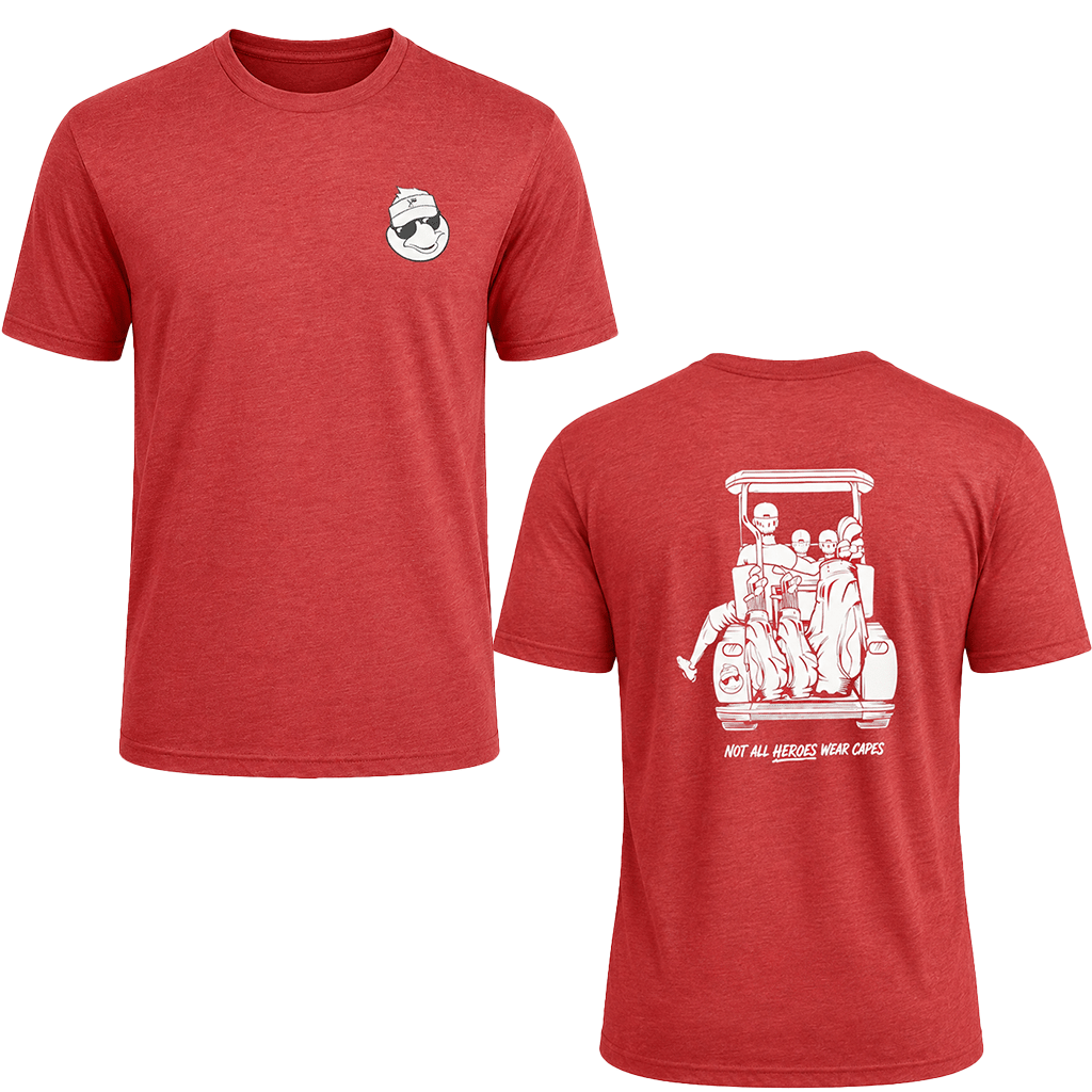 Dad with 2 Sons Golf Cart Adventure Shirt