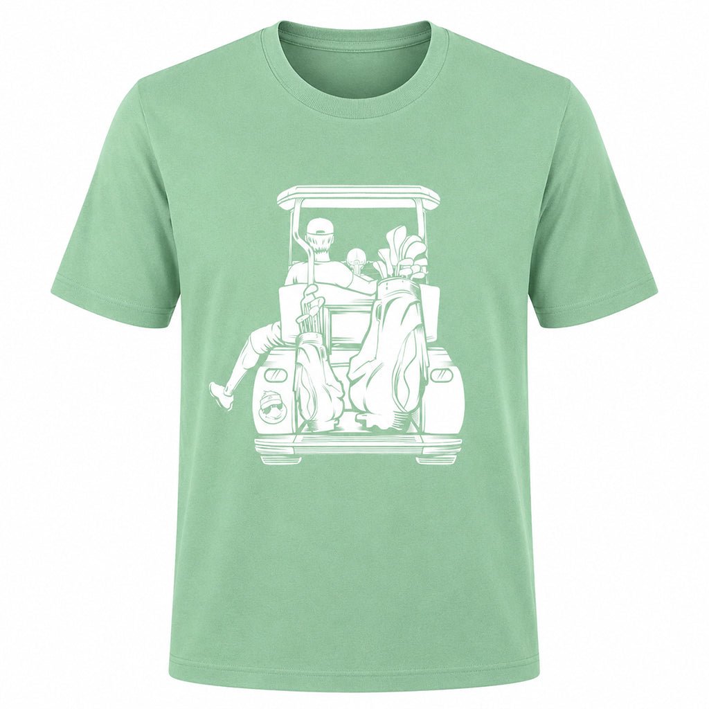 Dad with Daughter Golf Cart Adventure Shirt - F. King Golf