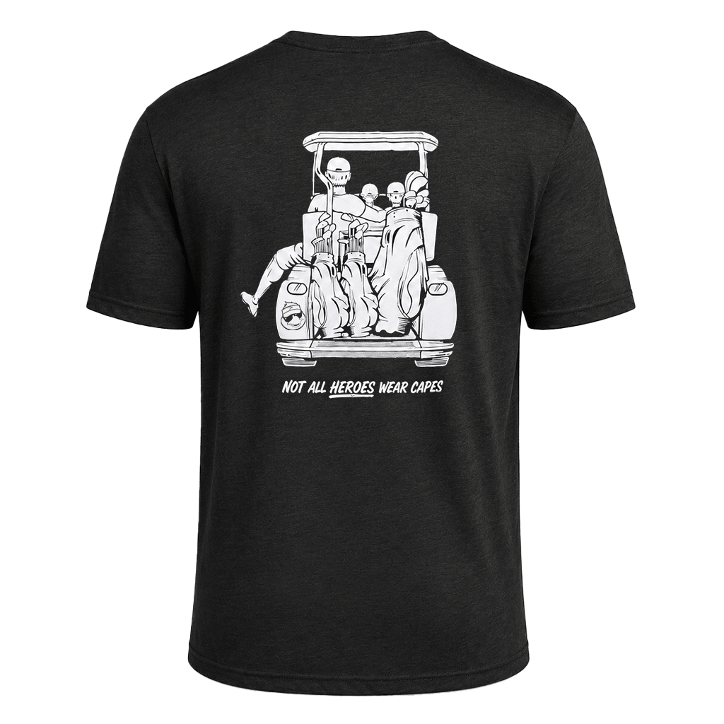 Dad with Kids Golf Cart Adventure Shirt
