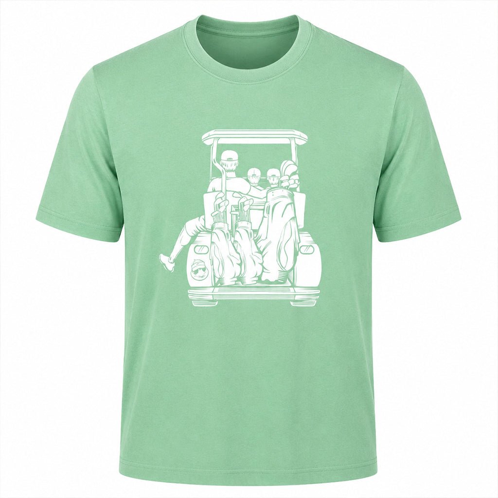 Dad with 2 Sons Golf Cart Adventure Shirt - F. King Golf