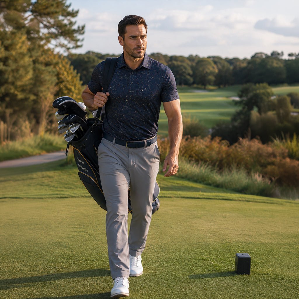 The Scramble Sandbagger Golf Polo - F. King Golf