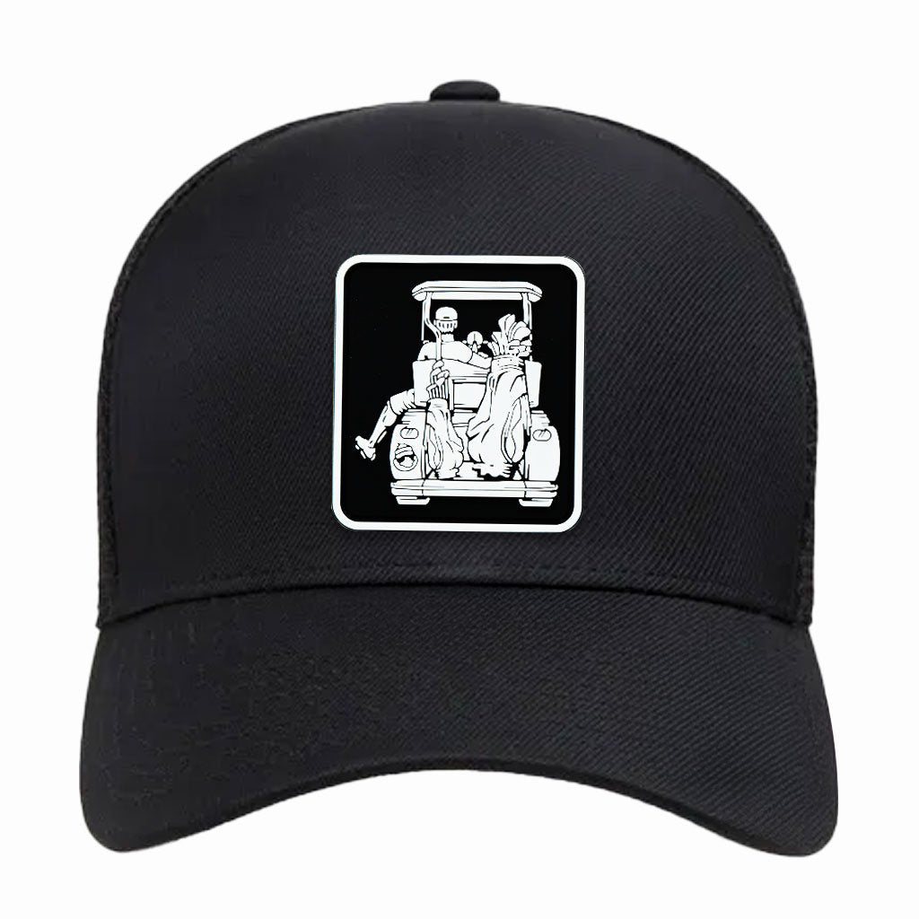 Dad with Daughter Fitted Golf Cart Adventure Hat - F. King Golf