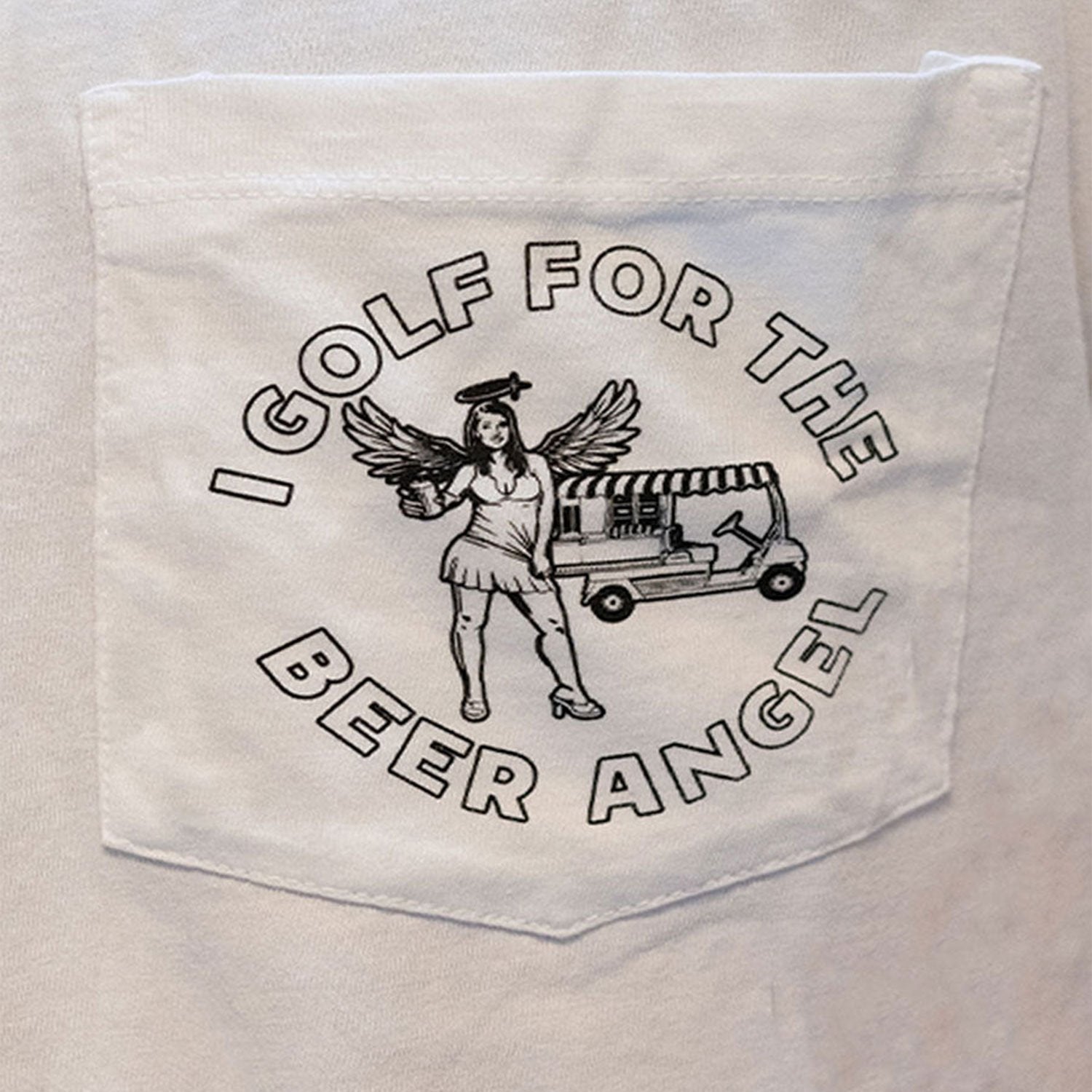 Beer Angel Pocket Shirt - F. King Golf