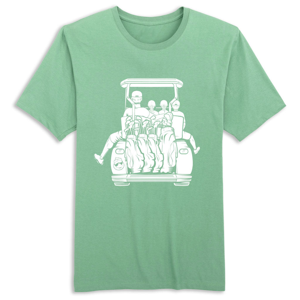 Dad & Two Daughters & Son Golf Shirt