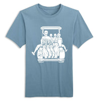 Dad & Two Daughters & Son Golf Shirt