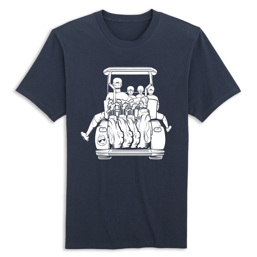 Dad & Two Sons & Daughter Golf Shirt
