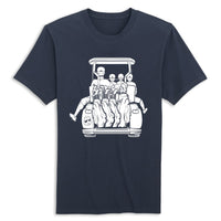 Dad & Two Sons & Daughter Golf Shirt