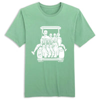 Dad & Two Sons & Daughter Golf Shirt
