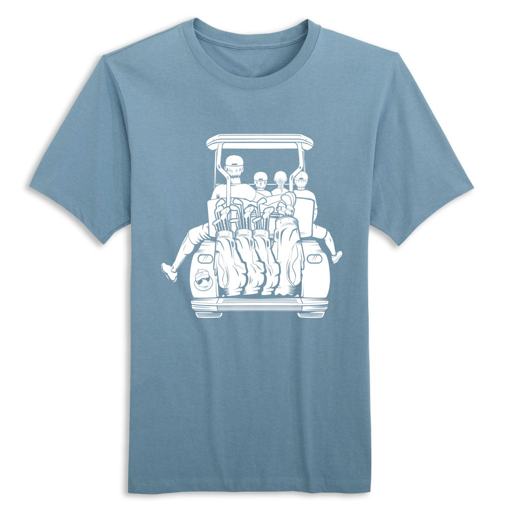 Dad & Two Sons & Daughter Golf Shirt