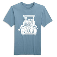 Dad & Two Sons & Daughter Golf Shirt
