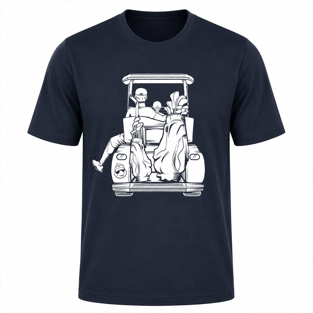 Dad with Daughter Golf Cart Adventure Shirt - F. King Golf