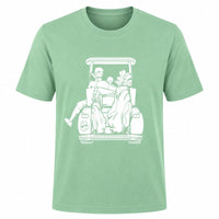 Dad with Daughter Golf Cart Adventure Shirt
