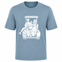 Dad with Daughter Golf Cart Adventure Shirt