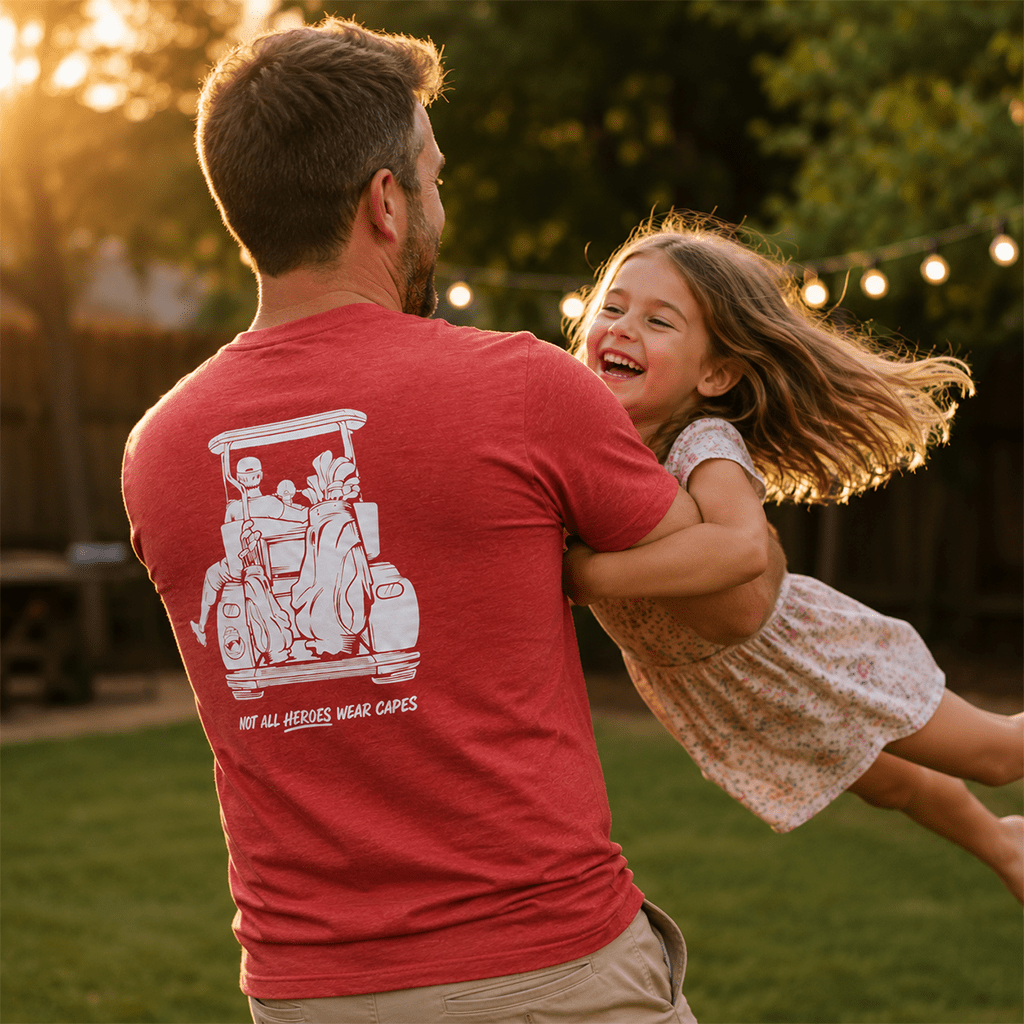 Dad with Daughter Golf Cart Adventure Shirt