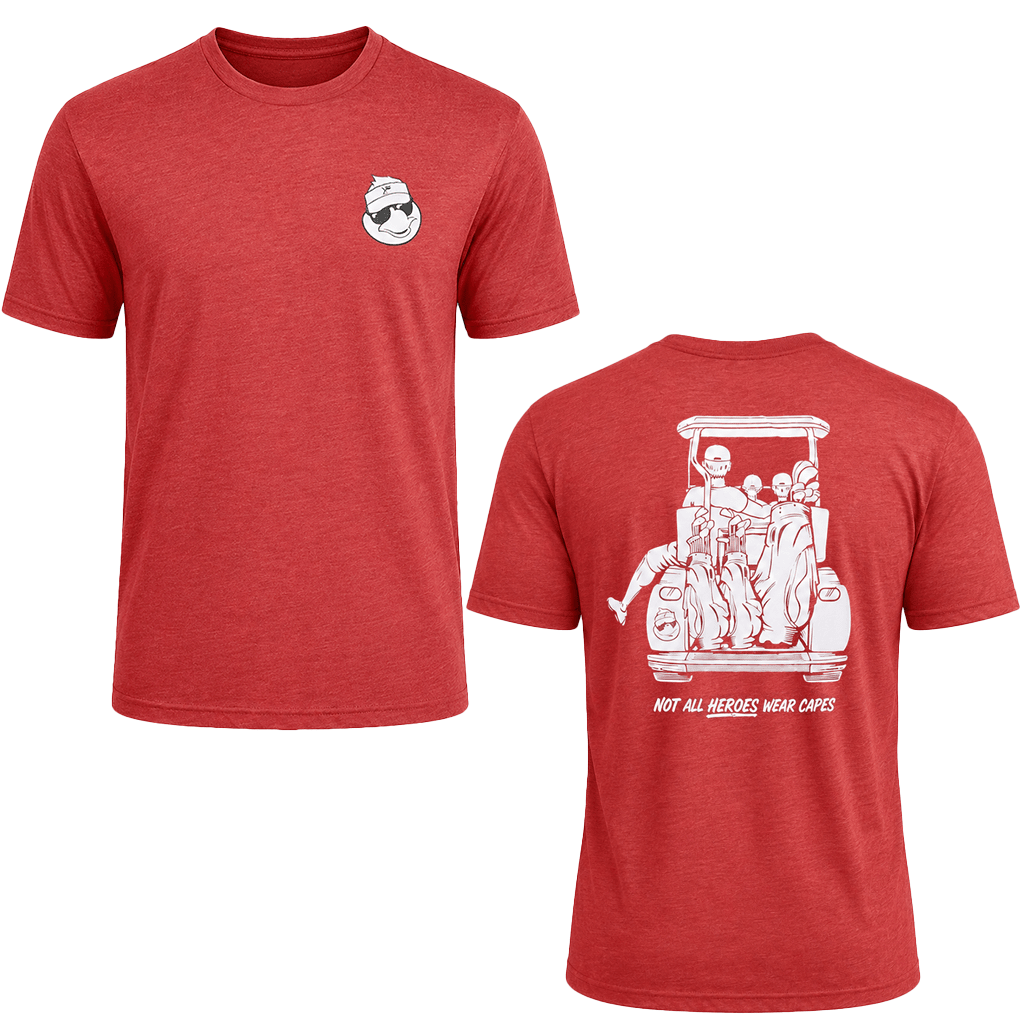 Dad with Kids Golf Cart Adventure Shirt