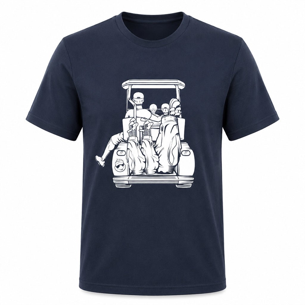 Dad with Kids Golf Cart Adventure Shirt - F. King Golf