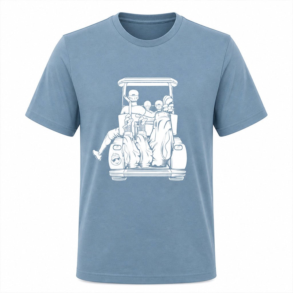 Dad with Kids Golf Cart Adventure Shirt - F. King Golf