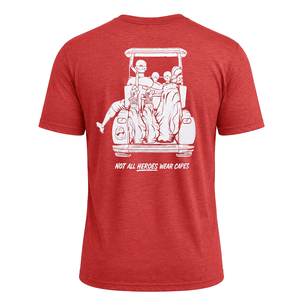Dad with Kids Golf Cart Adventure Shirt