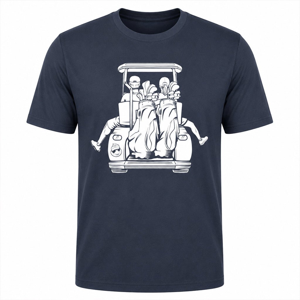 Dad with Mom Golf Cart Adventure Shirt - F. King Golf