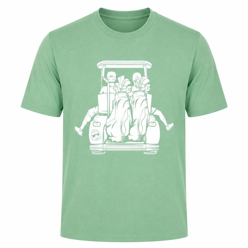 Dad with Mom Golf Cart Adventure Shirt - F. King Golf