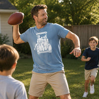 Dad with 2 Sons Golf Cart Adventure Shirt - F. King Golf