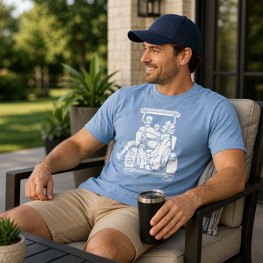 Dad with Son Golf Cart Shirt