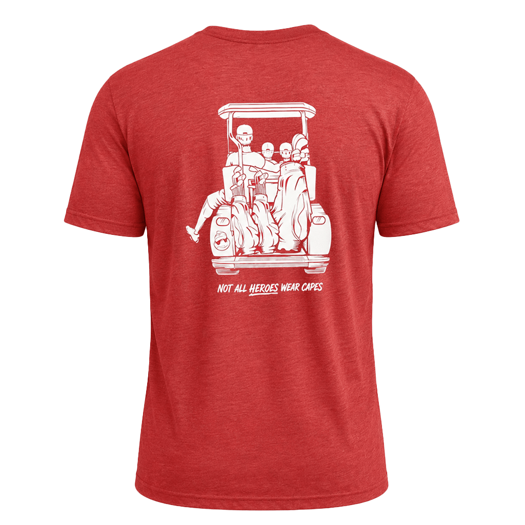 Dad with 2 Sons Golf Cart Adventure Shirt