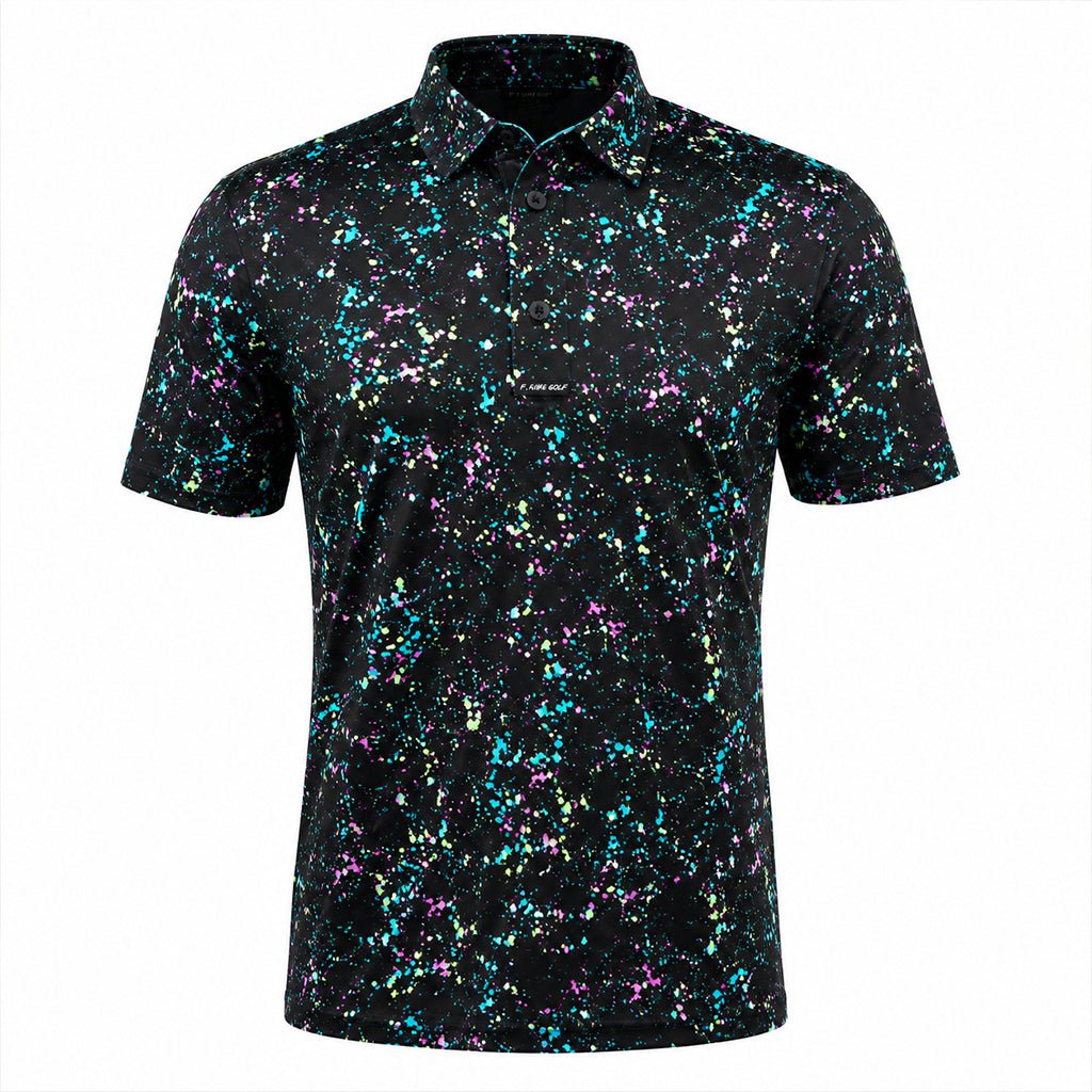 The Neon Noise Performance Polo - F. King Golf
