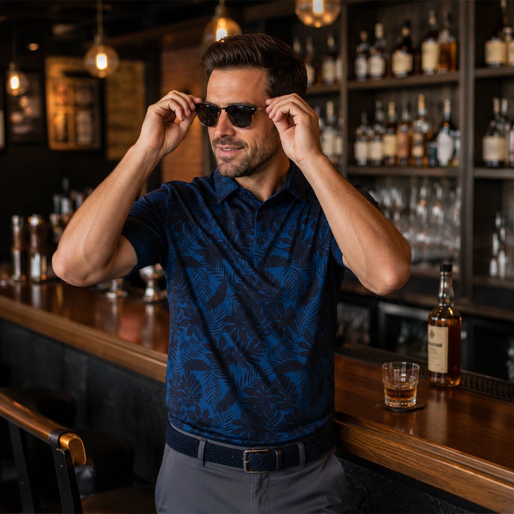 The Hazard Performance Golf Polo - F. King Golf