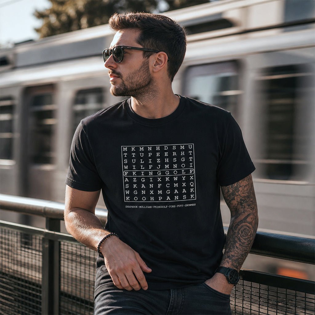 Word Search Golf Shirt