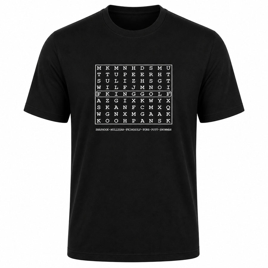Word Search Golf Shirt