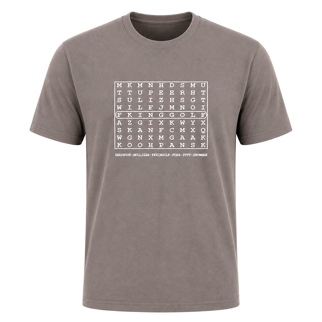 Word Search Golf Shirt