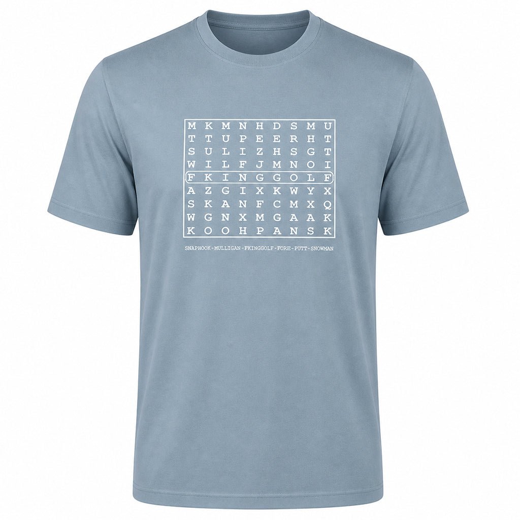 Word Search Golf Shirt