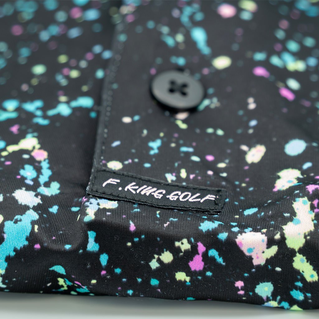 The Neon Noise Performance Polo - F. King Golf
