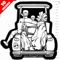 Dad & Son Golf Cart Car Decal