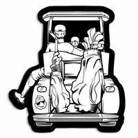 Dad & Son Golf Cart Magnet