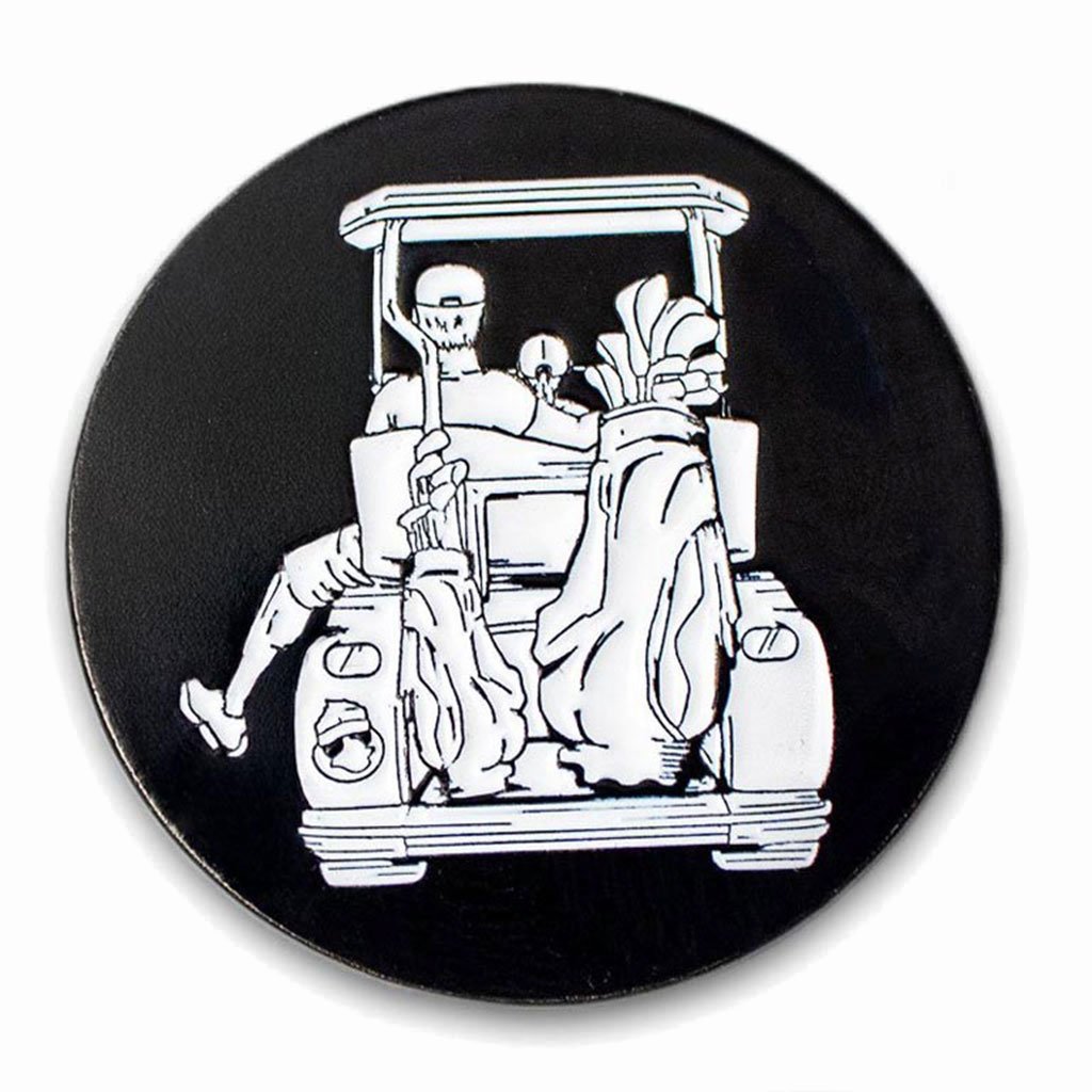 Dad with Daughter Golf Cart Adventure Ball Marker - F. King Golf