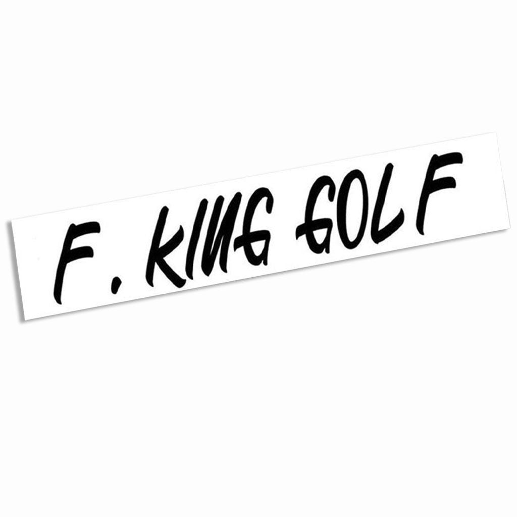F. King Golf Premium Vinyl Sticker - F. King Golf