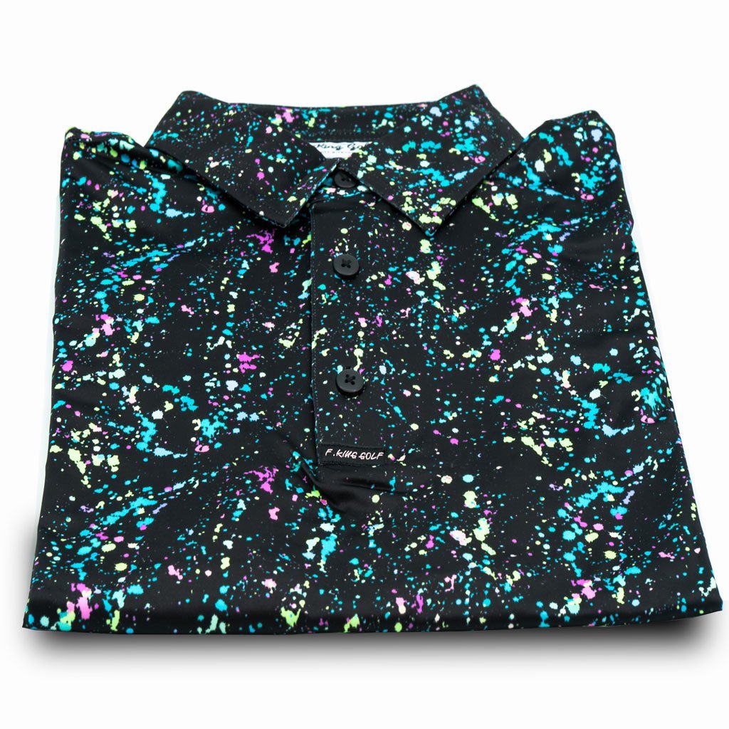 The Neon Noise Performance Polo - F. King Golf