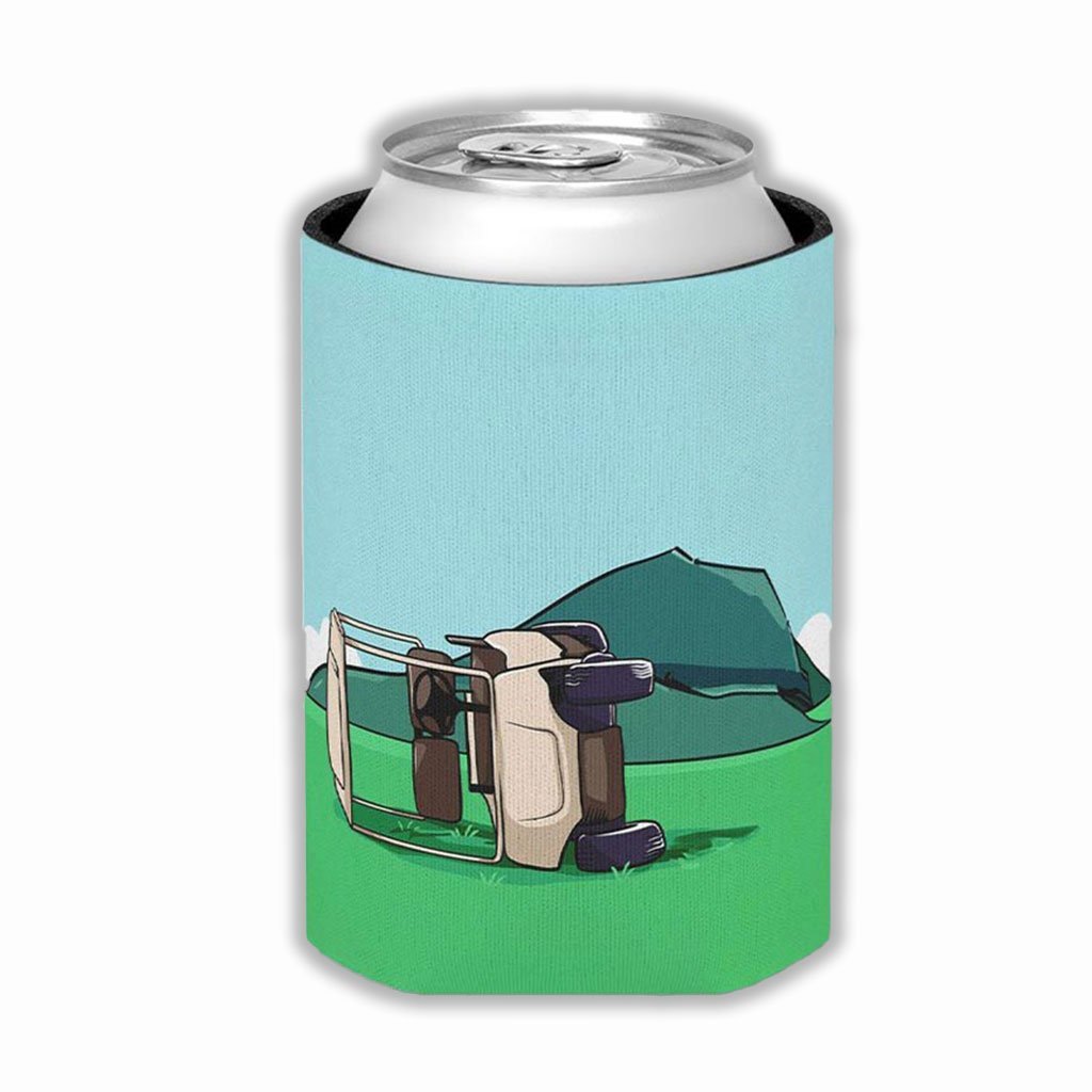 The Abandoned Cart Beer Koozie - F. King Golf