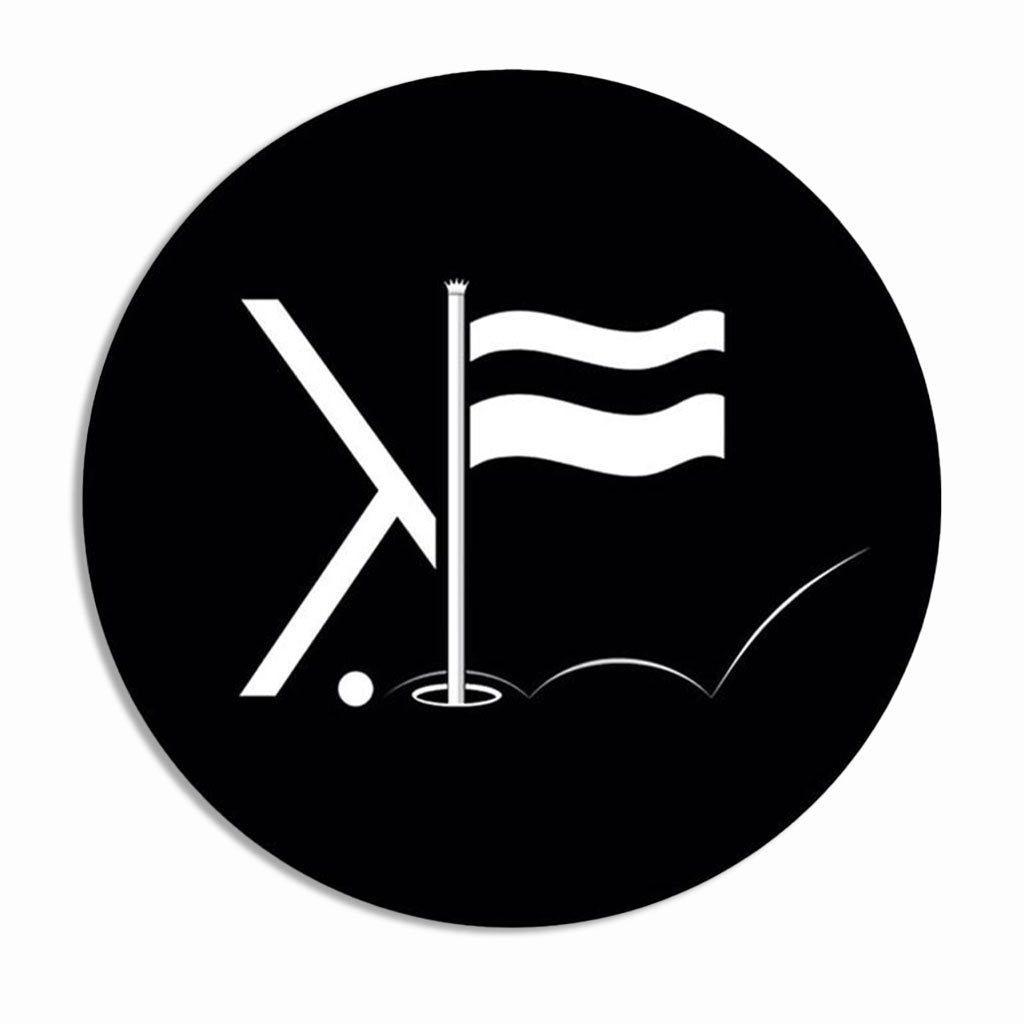 F. King Golf Logo Sticker