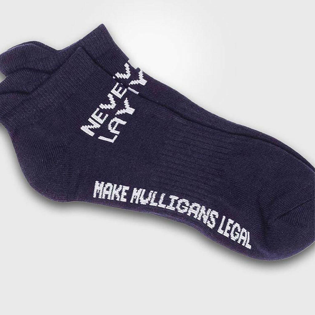 Never Lay Up Socks.