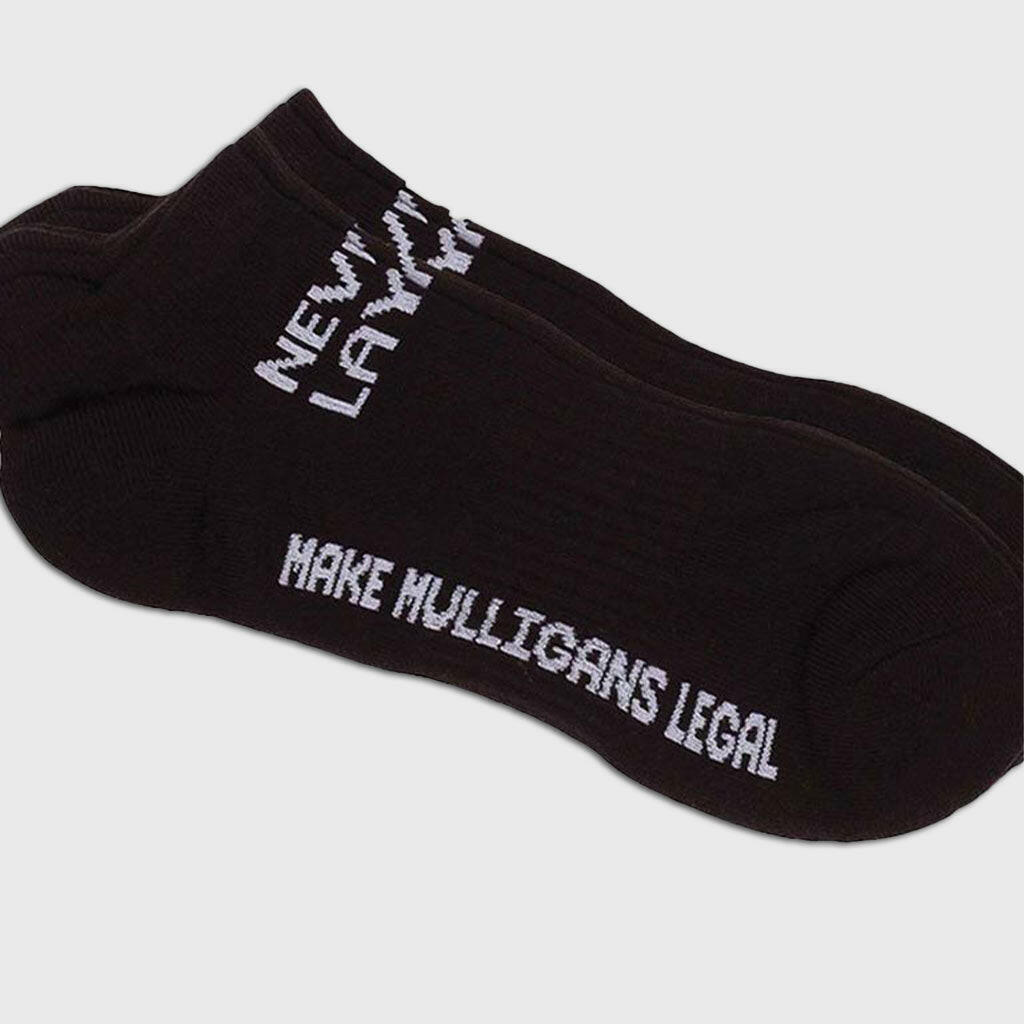 Never Lay Up Socks.