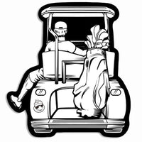 Cart Vibes Golf Cart Sticker