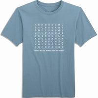 Word Search Golf Shirt